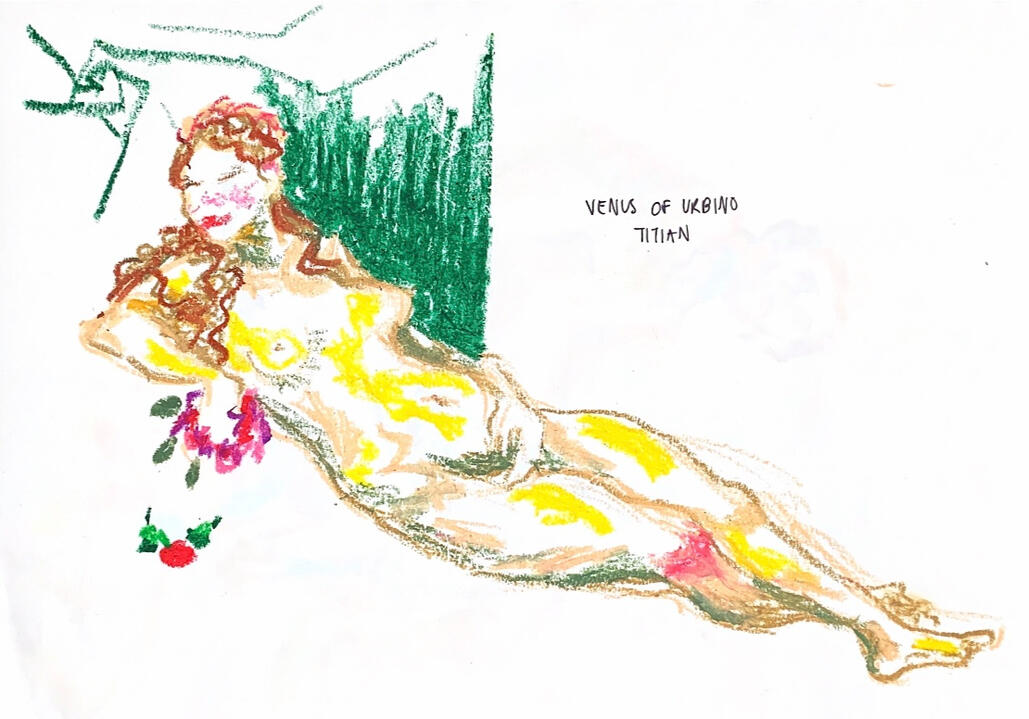 Venus of urbino study